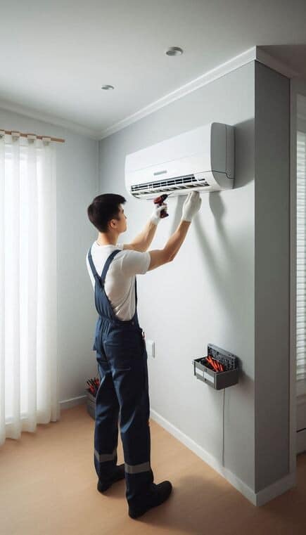 Instalacion aire acondicionado Casa Blanca